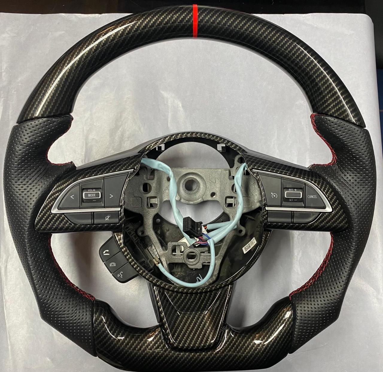 Maruti · Carbon Fiber Hydro Dip Steering