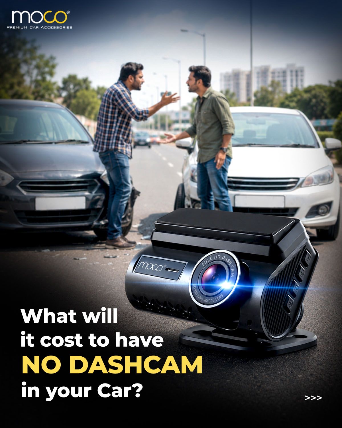 Real-world dashcam protection in city driving