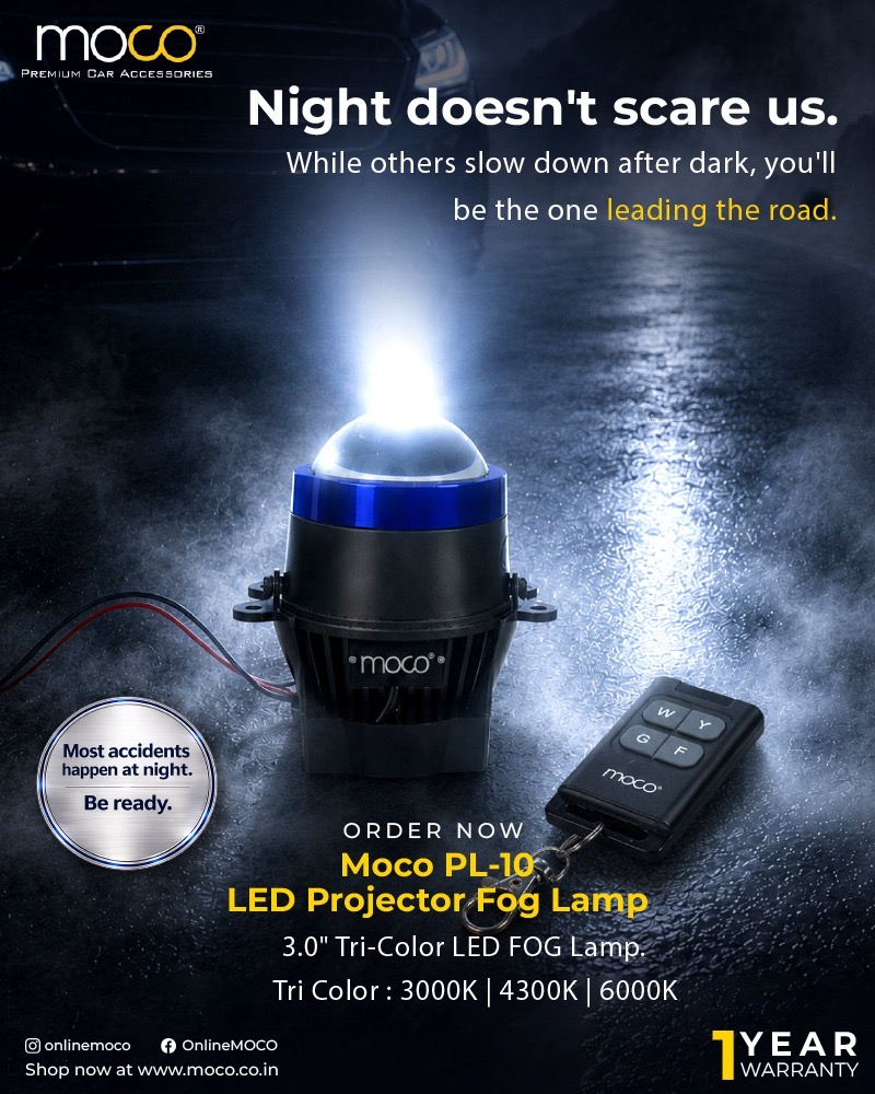 MOCO PL-10 · Tri-Color LED Fog Lamp